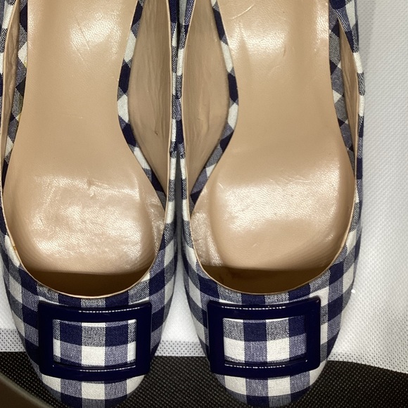 COWN & IVY BLUE PLAID SHOES - Picture 10 of 15